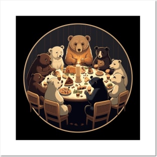 Bear Community Dinner Posters and Art